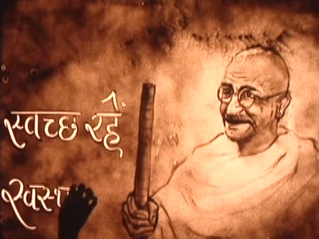 <i>Swachh Rahe, Swasth Rahe</i>: Sarvam Patel's Sand Art Spreads The Message Of Health And Hygiene