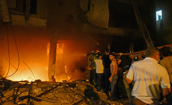 Fuel Tank Fire And Explosion Kills Four In Beirut
