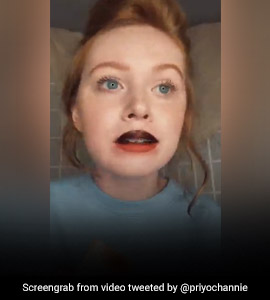 Video Of Model Applying Mehendi On Her Lips Leaves Desi Twitter Confused
