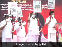 Tamil Nadu Polls Nearing, MK Stalin Leads Medical Reservation Protest