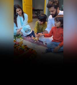 Inside Riteish's Dussehra Festivities With Genelia, Riaan And Rahyl