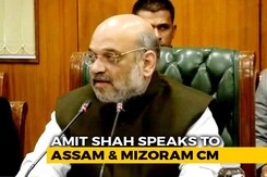 Amit Shah Talks To Assam, Mizoram Chief Ministers Over Border Tension Amit Shah Talks To Assam, Mizoram Chief Ministers Over Border Tension