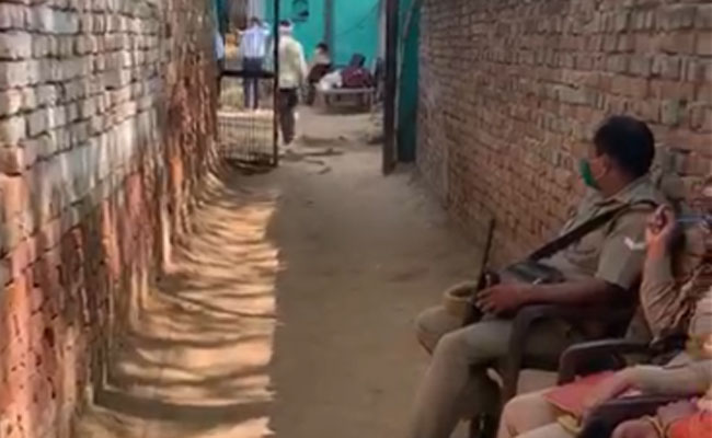 Security Measures At Hathras Woman's House Include CCTV, Police Presence