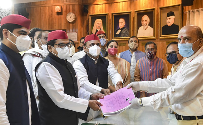 Samajwadi Party's Ram Gopal Yadav Files Nomination For Rajya Sabha Polls