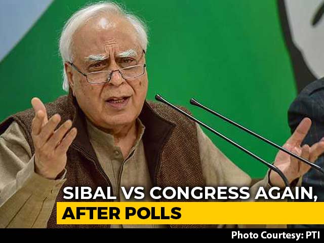 Congress Leadership Thinks Should Be Business As Usual: Kapil Sibal