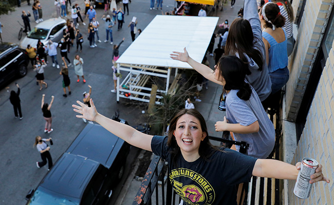 With Banging Pots, Fireworks, Celebrations Erupt Over Joe Biden Win