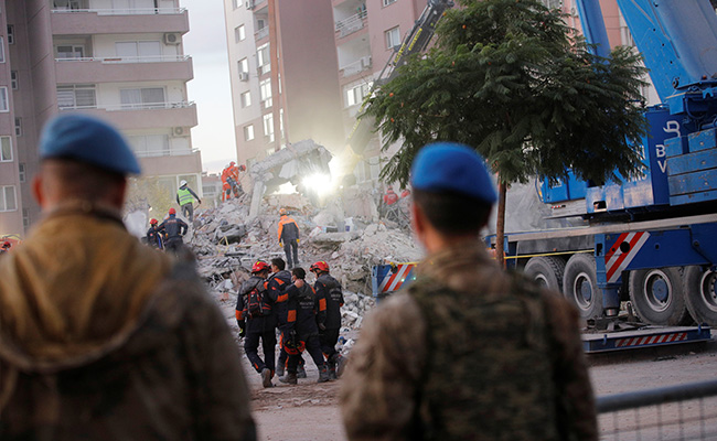 Aegean Quake Count Rises To 115 As Search Continues In Turkey's Izmir