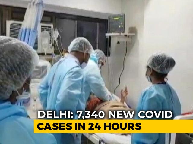 Delhi's Covid Surge Continues With 7,340 New Cases, 96 Deaths