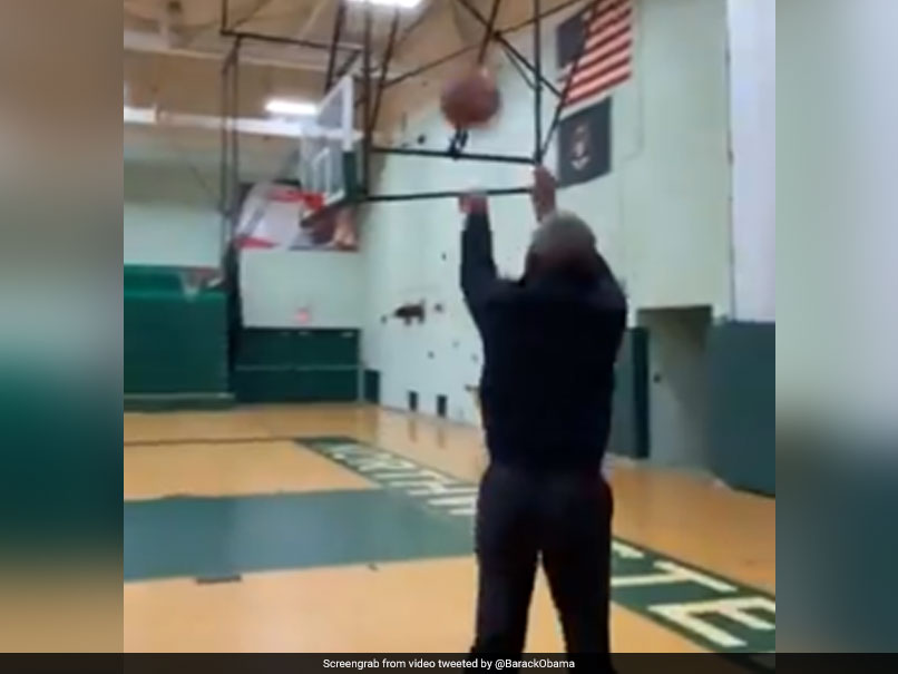 "That's What I Do": Barack Obama Nonchalantly Buries 3-Pointer In Viral Video. Watch