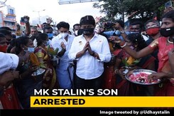 MK Stalin's Son Arrested Over Rally Launching DMK's Election Campaign MK Stalin's Son Arrested Over Rally Launching DMK's Election Campaign