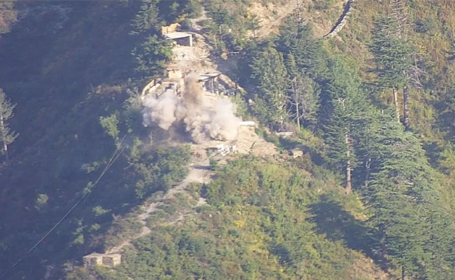 In Video, Indian Missiles, Rockets Score Direct Hits On Pak Bunkers