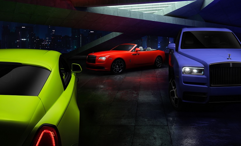 Rolls-Royce Black Badge Family Gets A 'Neon Nights' Paint Trilogy