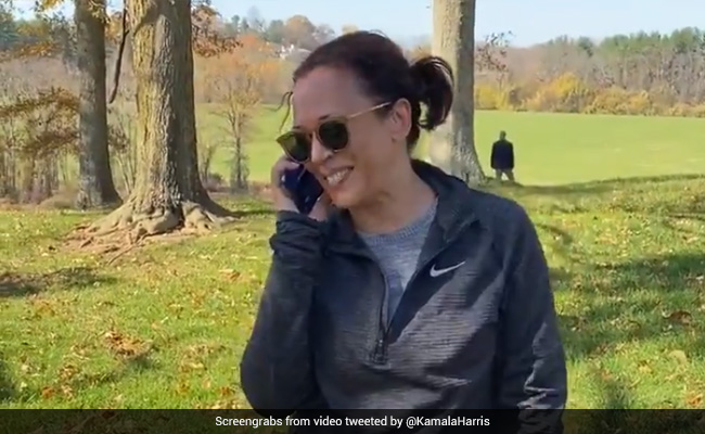 "We Did It, Joe": When Kamala Harris Called Biden After Win. Watch