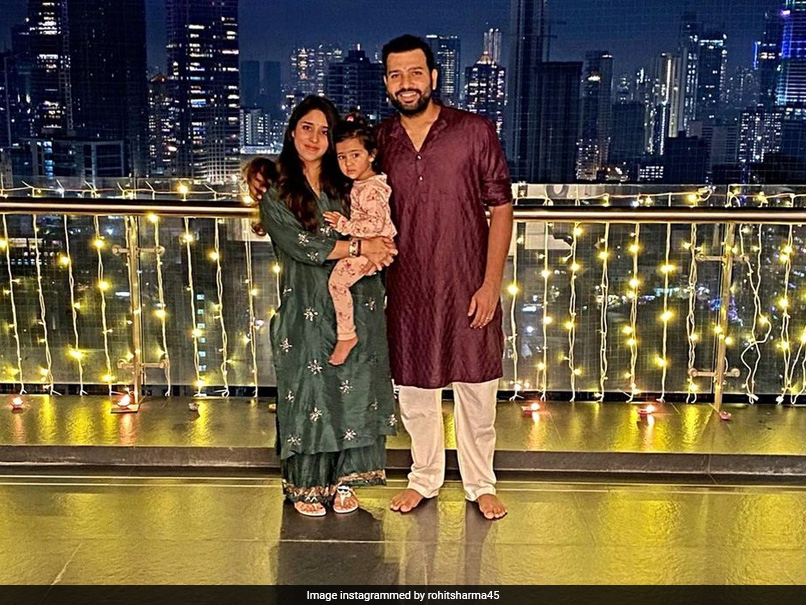 Rohit Sharma Shares Adorable Picture With Family, Wishes Fans Happy Diwali