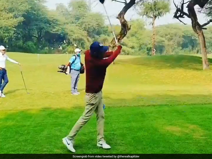 Kapil Dev Feels "Good To Be Back" At The Golf Course. Watch