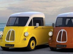 British Morris J-type Van Re-Imagined As The Morris JE Electric