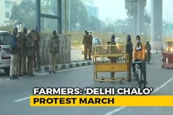 Delhi Borders Sealed, Metro Services Affected As Farmers Gather For March Delhi Borders Sealed, Metro Services Affected As Farmers Gather For March