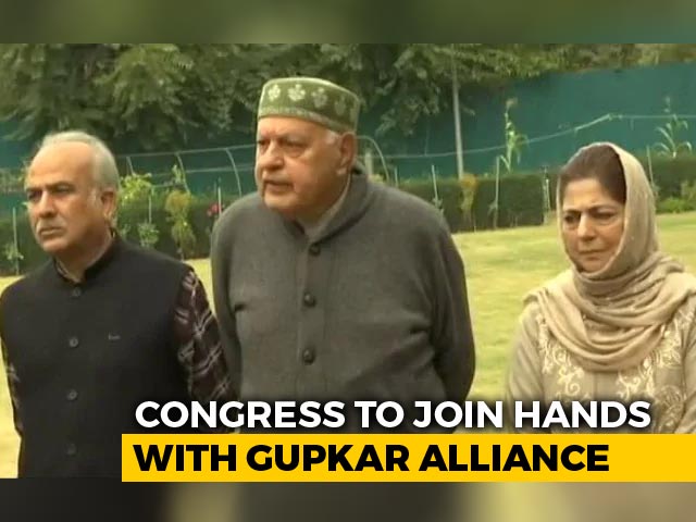 "Congress Part Of Gupkar Alliance, Will Fight Polls": Farooq Abdullah