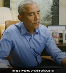 Watch: Barack Obama Dials People To Vote For Joe Biden, A Baby Interrupts Watch: Barack Obama Dials People To Vote For Joe Biden, A Baby Interrupts