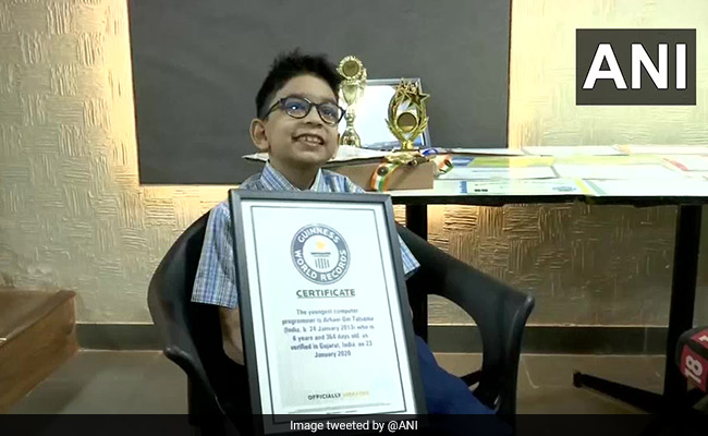 Class 2 Ahmedabad Student Enters Guinness Record As Youngest Programmer