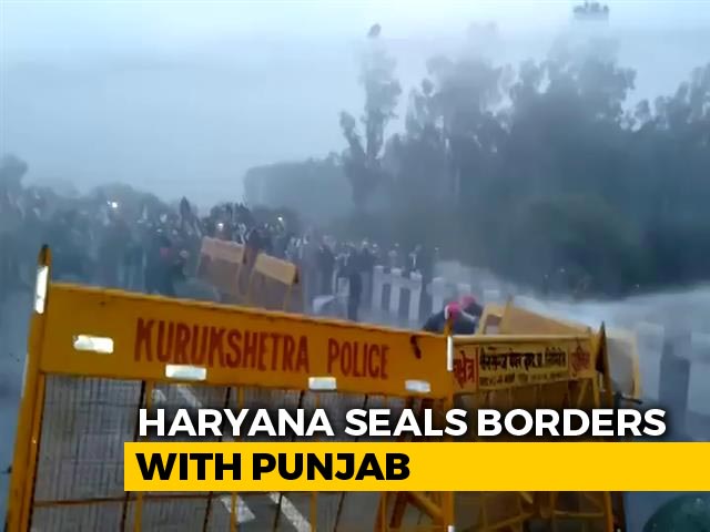 Punjab Farmers Camp At Border, Ready For March To Delhi