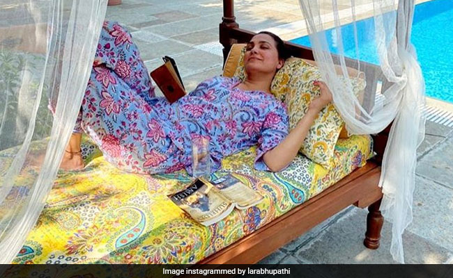 How We Wish Our "Work From Home" Scene Looked As Cool As That Of Lara Dutta