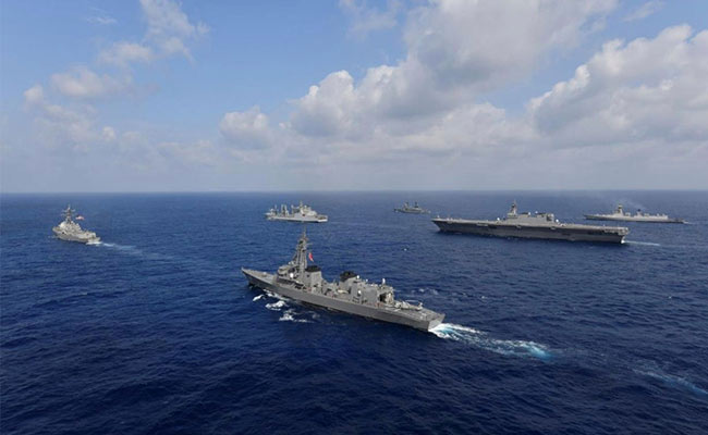 India, US, Japan And Australia Start Naval War Games In Bay Of Bengal