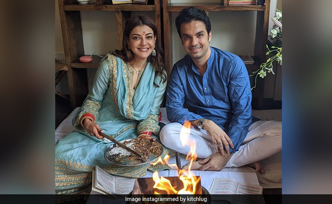 A Pic Of Newlyweds Kajal Aggarwal, Gautam Kitchlu And Their "New Beginnings"