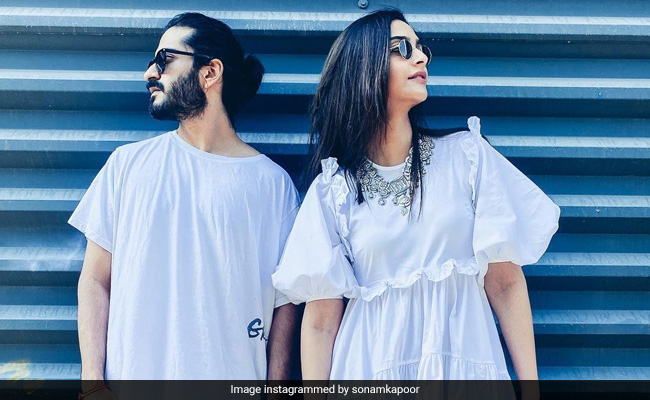 Sonam Kapoor And Harshvardhan Kapoor, Twinning In White, Redefine Sibling Goals