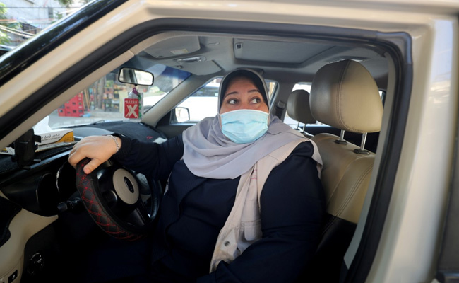 Mother Of Five Steers New Course As Gaza's First Woman Taxi Driver