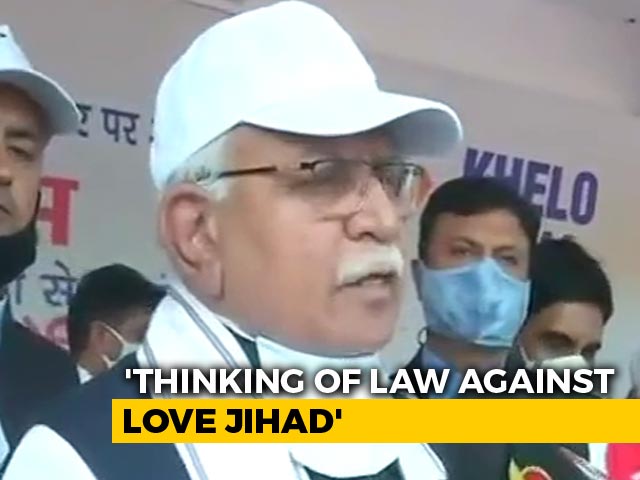 "Even Centre Looking For Laws": Haryana Chief Minister On "Love Jihad"