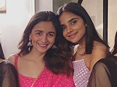 Pretty In Pink, Alia Was The Sparkle And Shine Of This Party. Pics Here