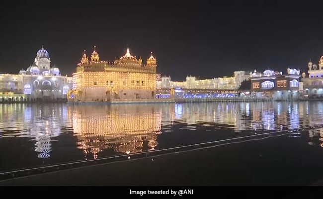 Golden Temple Illuminated Ahead Of Guru Nanak Dev's Birth Anniversary