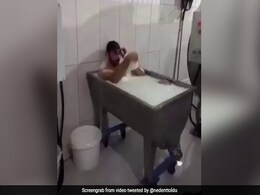 Worker Bathes In Milk At Dairy Plant, Arrested After Video Goes Viral Worker Bathes In Milk At Dairy Plant, Arrested After Video Goes Viral