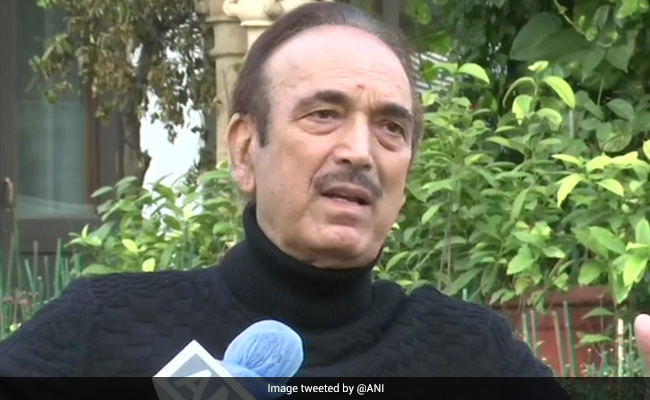 "Our Party's Structure Has Collapsed," Says Congress's Ghulam Nabi Azad