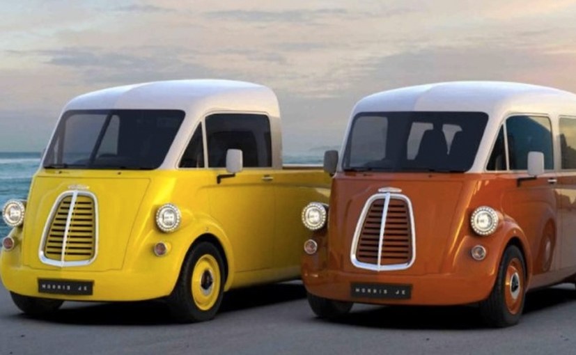 British Morris J-type Van Re-Imagined As The Morris JE Electric