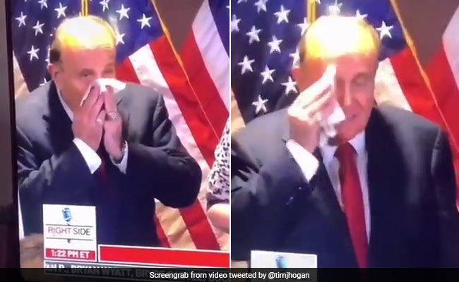 Rudy Giuliani's Dripping Hair Dye Video Is Not The Only One Going Viral