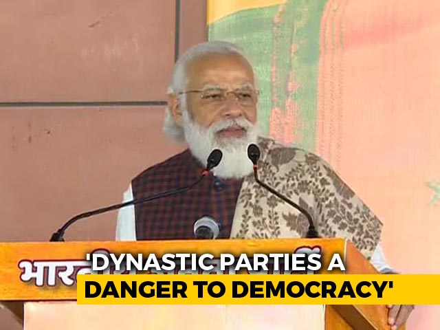 Family-Run Parties Biggest Threat To India's Democracy: PM Modi