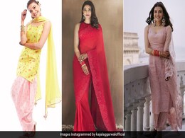 Kajal Aggarwal's Red <i>Saree</i> And Stunning <i>Salwar</i> Suits Keep The Ethnic Fashion Goals Coming Kajal Aggarwal's Red <i>Saree</i> And Stunning <i>Salwar</i> Suits Keep The Ethnic Fashion Goals Coming