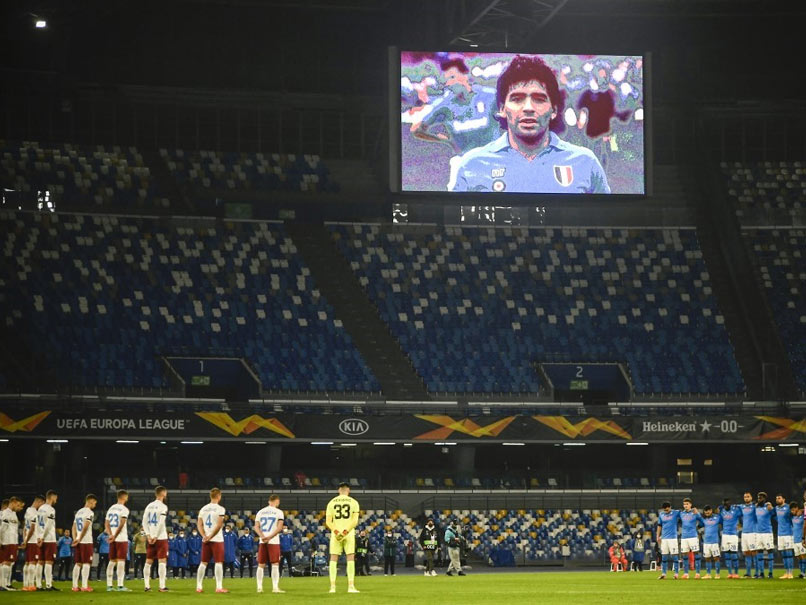 "Mourning" Napoli Honour Diego Maradona As AC Milan Pull Clear In Serie A