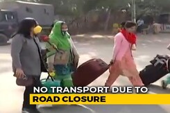 Commuters Face Road Blockade As Farmers' Protest Continues Commuters Face Road Blockade As Farmers' Protest Continues