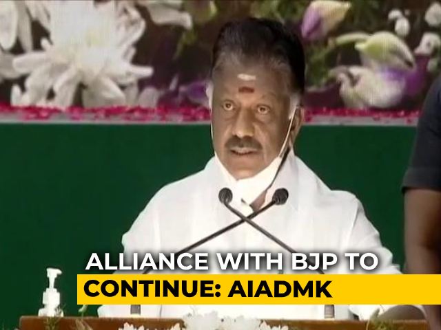 Alliance With BJP To Continue, Says AIADMK As Amit Shah Visits Tamil Nadu