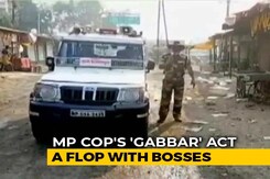 Watch: Madhya Pradesh Cop Does A Gabbar Singh On Duty, Lands In Trouble Watch: Madhya Pradesh Cop Does A Gabbar Singh On Duty, Lands In Trouble