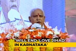 "Will End 'Love Jihad' In Karnataka": BS Yediyurappa "Will End 'Love Jihad' In Karnataka": BS Yediyurappa