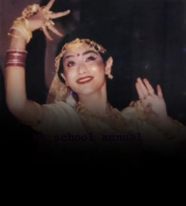 A Rare Pic Of Actress Shriya Saran Dancing At Her School's Annual Day
