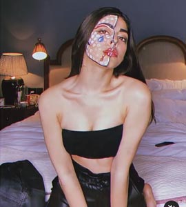 Alaya Paints Her Face For Halloween. What Kabir Bedi Thinks Of Her Look
