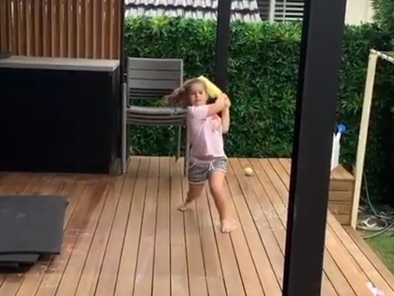 David Warner Shares Adorable Video Of Wife Candice Giving Batting Practice To Daughters. Watch