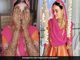 Sana Khan ने दोनों हाथों में लगवाई मेहंदी, फिर यूं शर्माती आईं नजर, खूब Viral हो रहा है Video Sana Khan ने दोनों हाथों में लगवाई मेहंदी, फिर यूं शर्माती आईं नजर, खूब Viral हो रहा है Video