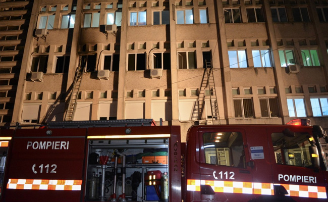 Fire Kills 10 At Romanian COVID-19 Hospital