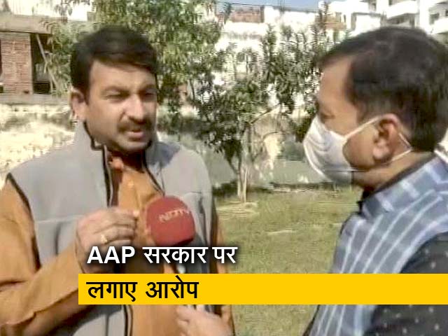 सांसद मनोज तिवारी ने कोरोना को लेकर दिल्ली सरकार को घेरा